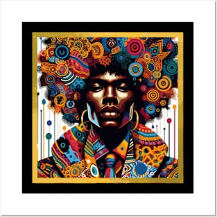 Afrocentric Black Man Posters and Art